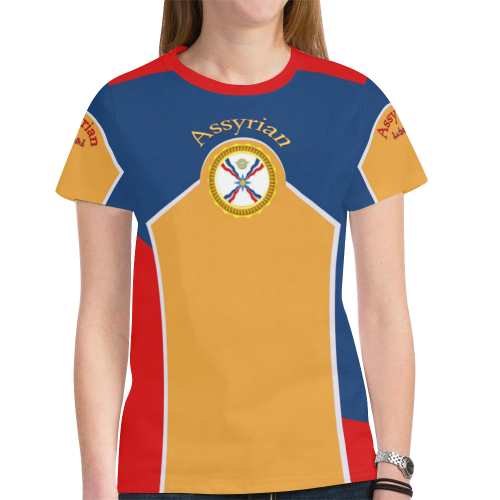 Assyrian Tshirt New All Over Print T-shirt for Women (Model T45)