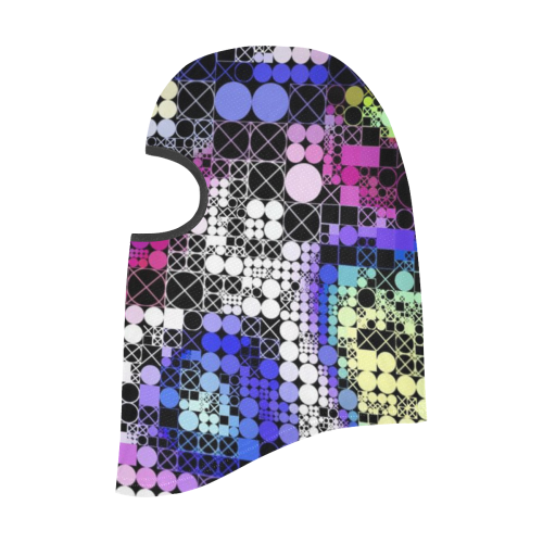 funny mix of shapes  by JamColors All Over Print Balaclava