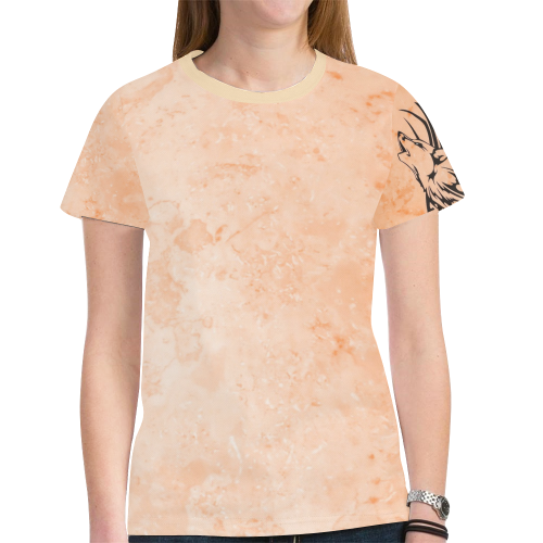 Tattoo by Nico Bielow New All Over Print T-shirt for Women (Model T45)