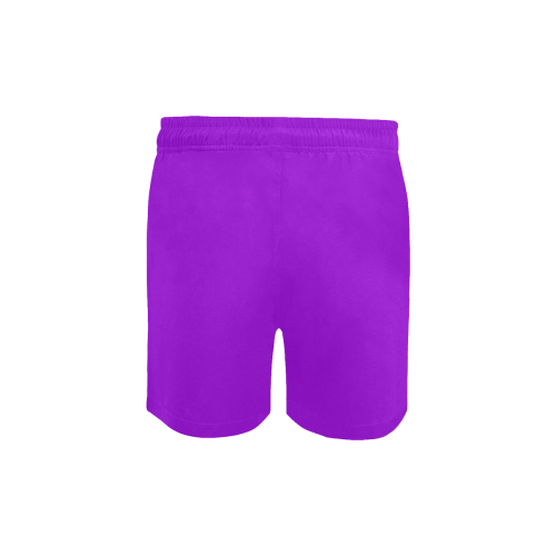 color dark violet Men's Mid-Length Swim Shorts (Model L39)