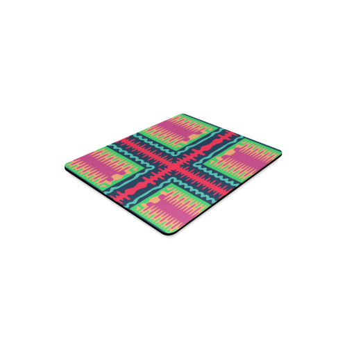 Waves in retro colors Rectangle Mousepad