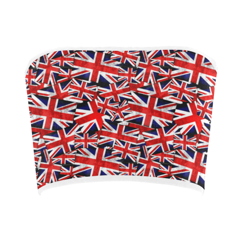 Union Jack British UK Flag Bandeau Top