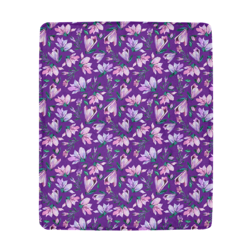 Purple Spring Ultra-Soft Micro Fleece Blanket 50"x60"