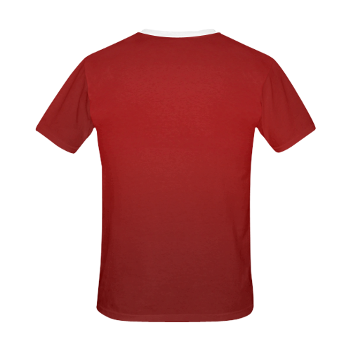 Canada Flag Plus Size T-shirts All Over Print T-Shirt for Men/Large Size (USA Size) Model T40)