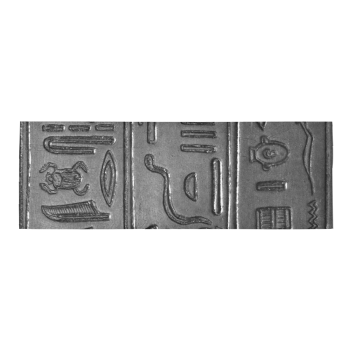 Hieroglyphs20161235a_by_JAMColors Area Rug 9'6''x3'3''