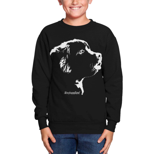 Newfoundland Kid's Sweatshirts Kids' All Over Print Sweatshirt (Model H37)