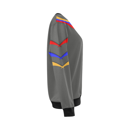coat of arms of Armenia Հայաստանի զինանշանը All Over Print Crewneck Sweatshirt for Women (Model H18)
