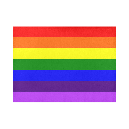 Rainbow Flag (Gay Pride - LGBTQIA+) Placemat 14’’ x 19’’ (Six Pieces)