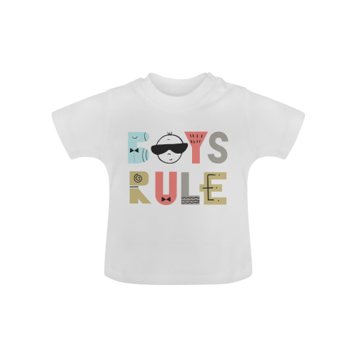 Boys Rule Baby Classic T-Shirt (Model T30)