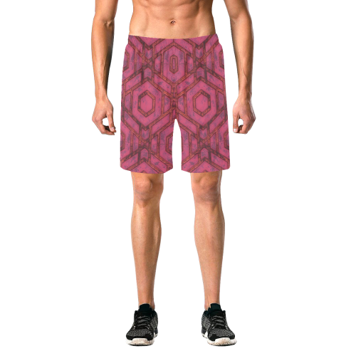Hexed Men's All Over Print Elastic Beach Shorts (Model L20)