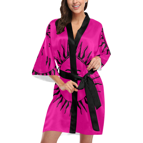 GOD Robe Pink Kimono Robe