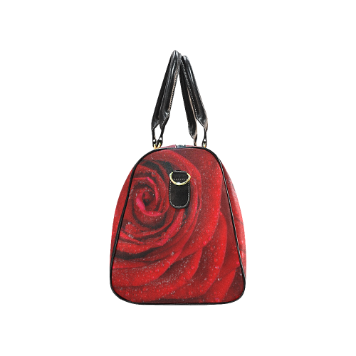 Red rosa New Waterproof Travel Bag/Large (Model 1639)