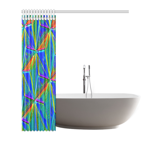 Vivid Life 1E  by JamColors Shower Curtain 66"x72"