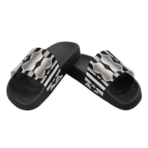 spoon mirroring 2 Men's Slide Sandals (Model 057)