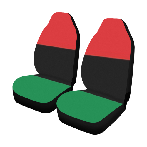 African Colors Print Car Seat Covers (Set of 2)