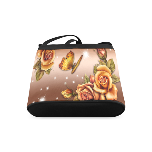 rose-and-butterfly Crossbody Bags (Model 1613)