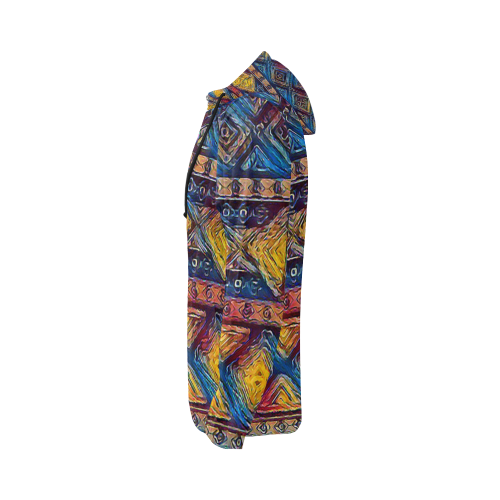 Native Colors All Over Print Full Zip Hoodie for Women (Model H14)