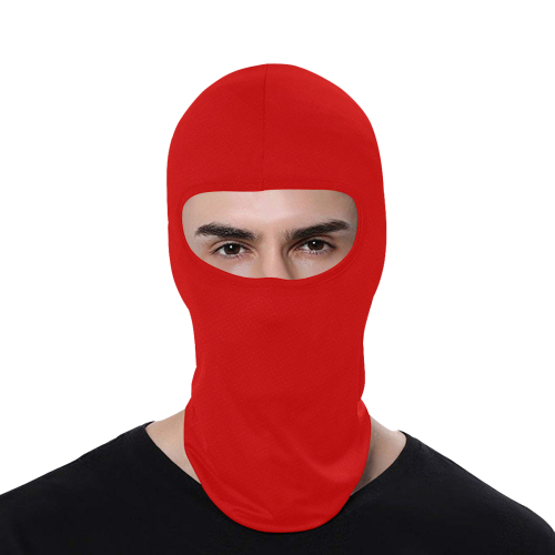 Red All Over Print Balaclava