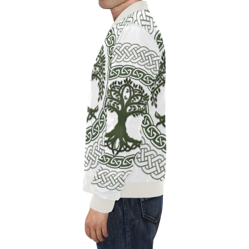 Awesome Celtic Tree Of Life All Over Print Bomber Jacket for Men/Large Size (Model H19)