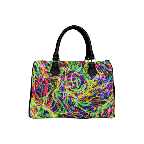 colorful abstract pattern Boston Handbag (Model 1621)