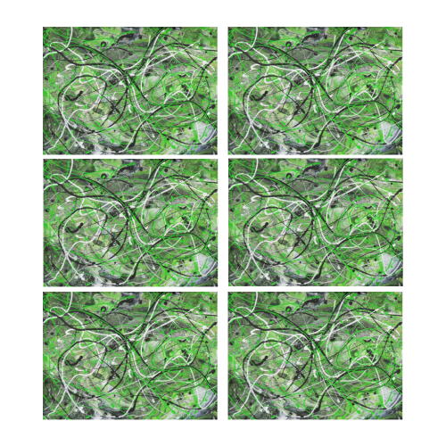 Crazy Green Placemat 14’’ x 19’’ (Set of 6)