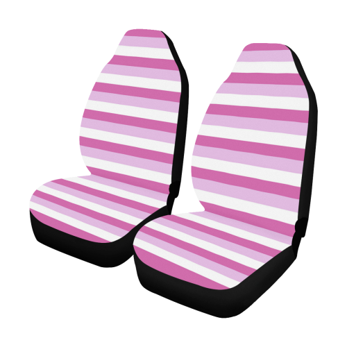 Pink Stripes Car Seat Covers (Set of 2)