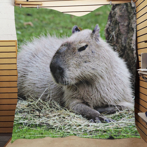 capybara Quilt 60"x70"
