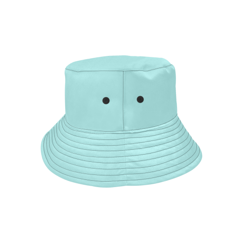 color pale turquoise All Over Print Bucket Hat
