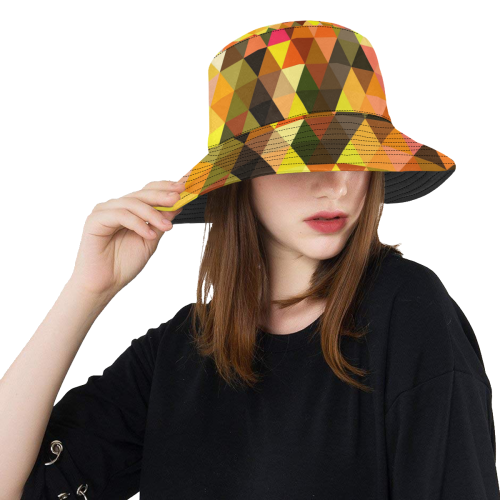 Fall Mosaic All Over Print Bucket Hat