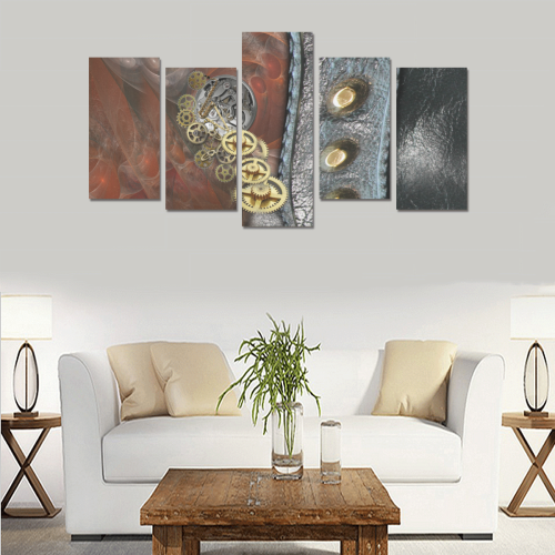 wheels about time & leather Canvas Print Sets E (No Frame)