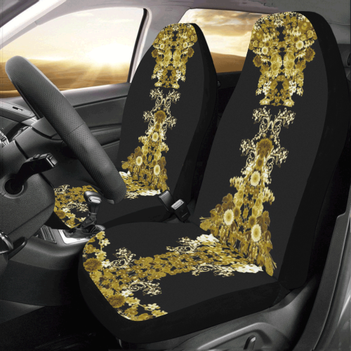 floral-gold Car Seat Covers (Set of 2)