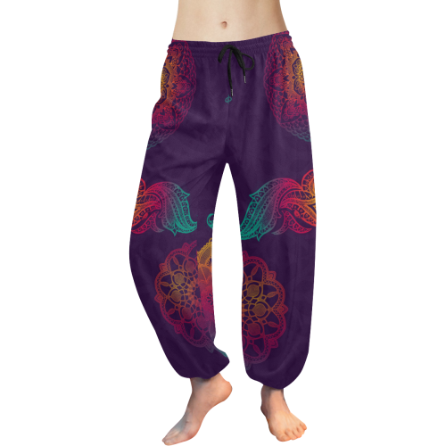 Colorful Mandala Women's All Over Print Harem Pants (Model L18)