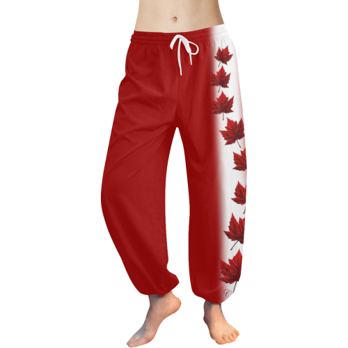 Canada Souvenir Pants Lady's Women's All Over Print Harem Pants (Model L18)