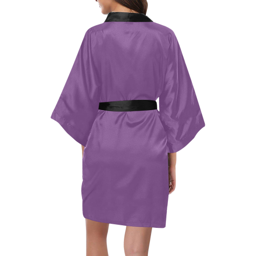 Bright Violet Kimono Robe