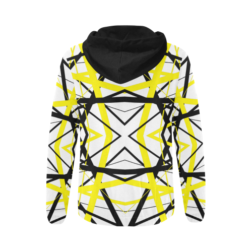 by crossing lines All Over Print Full Zip Hoodie for Women (Model H14)