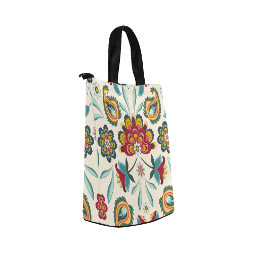 Awesome Batik Floral Nylon Lunch Tote Bag (Model 1670)