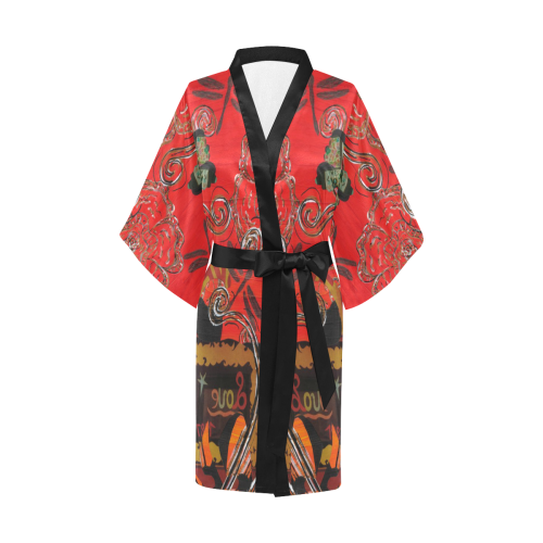 Love Cat and Butterfly kimono Kimono Robe