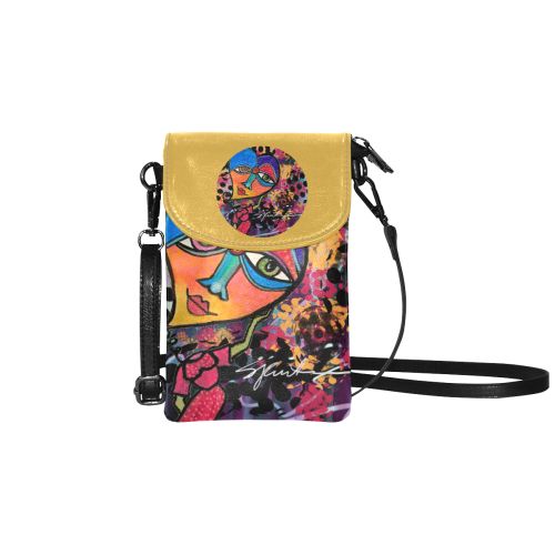 Head To Your Heart Small Cell Phone Purse (Model 1711)