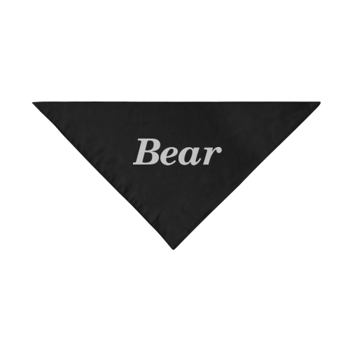 Bear Pattern by K.Merske Pet Dog Bandana/Large Size