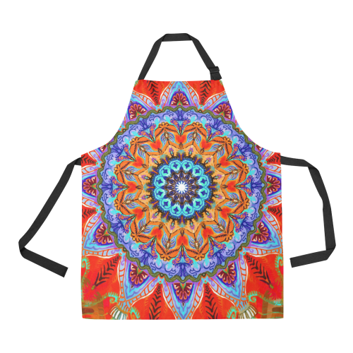 indian totem 16 All Over Print Apron