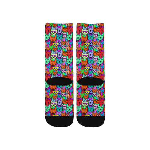 Rainbow Cats Kids' Custom Socks