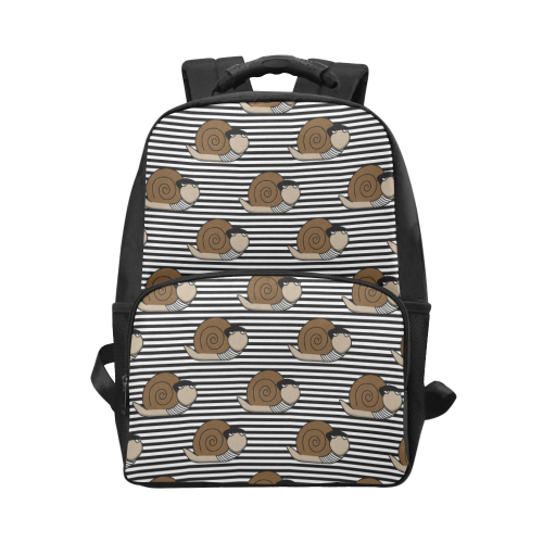Escargot ~ French Snail Unisex Laptop Backpack (Model 1663)