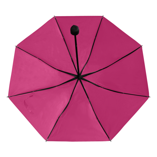 Pink Peacock Anti-UV Foldable Umbrella (Underside Printing) (U07)