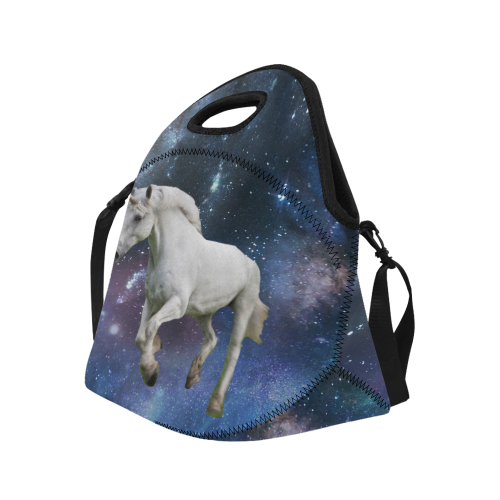 Unicorn and Space Neoprene Lunch Bag/Large (Model 1669)