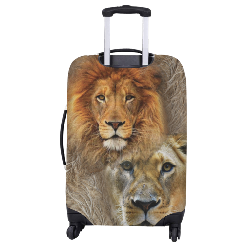 lion king and gueen Luggage Cover/Large 26"-28"