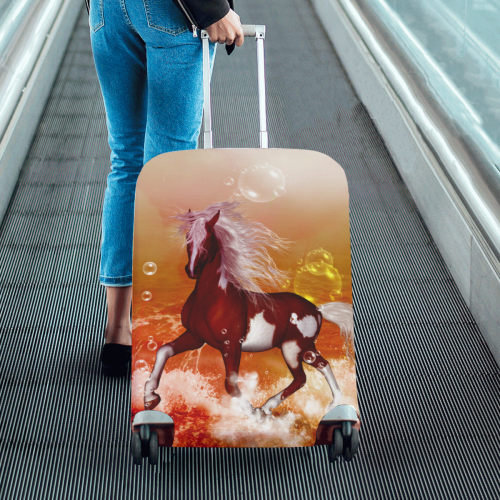 The wild horse Luggage Cover/Medium 22"-25"