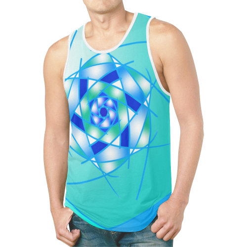 Nice Day New All Over Print Tank Top for Men (Model T46)