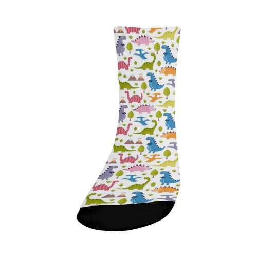 Dinosaur Pattern Crew Socks