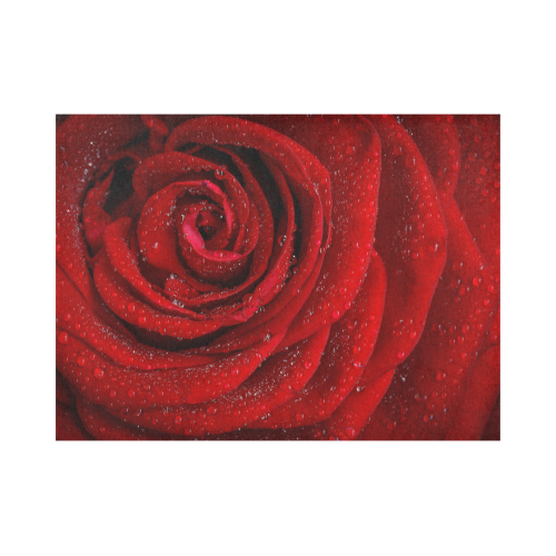 Red rosa Placemat 14’’ x 19’’ (Four Pieces)