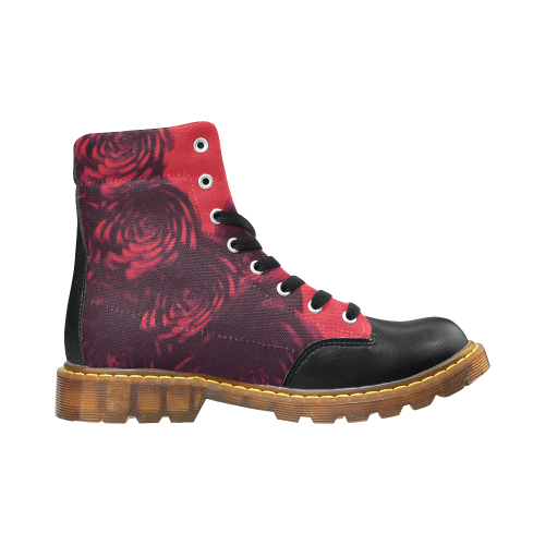 gothic rose Apache Round Toe Women's Winter Boots (Model 1402)